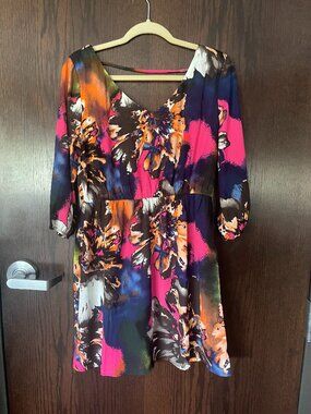 Pink Owl Dress, Long Sleeve